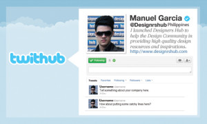 Twitter business card