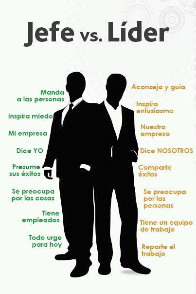 diferencias entre un jefe y un lider