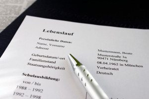 Estructura currículum alemán